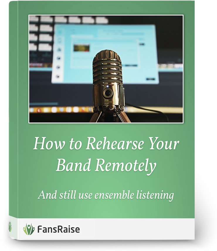 Fansraise how to rehearse band remotely
