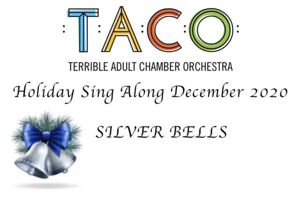 Virtual performance video example orchestra terrible adult chamber orchestra silver bells